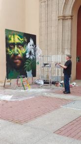 La exposicin 'De vndalos a leyendas' ofrece durante los meses de mayo y junio intervenciones artsticas en vivo