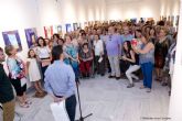 La Universidad Popular entremezcla arte y versos en el Palacio Molina para clausurar sus talleres de Pintura y el Bazar de Letras