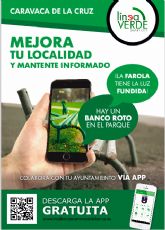 El Ayuntamiento de Caravaca implanta la 'Línea Verde' para que los vecinos envíen incidencias, reciban información sobre medioambiente y notificaciones en el móvil sobre servicios públicos