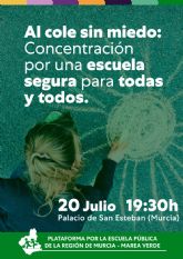 Comunicado de la Plataforma para la Defensa de la Escuela Pblica de la Regin de Murcia