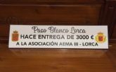 El Paso Blanco de un cheque de 3000 euros a AEMA III