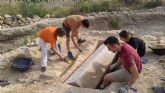 Investigadores de la UMU hallan un sarcófago de época visigoda en la necrópolis romana de Los Villaricos, en Mula