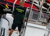 La Guardia Civil detecta la pesca ilegal en aguas de El Gorguel-Cartagena