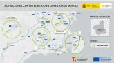 Transportes finaliza los trabajos para reducir el ruido en 1,3 kil�metros de autov�as de Murcia tras invertir 3 millones de euros