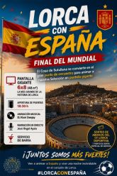 El Coso de Sutullena se convertir� este domingo en el gran punto de encuentro para animar a Espana en la final del Mundial en una pantalla gigante de 48 m2