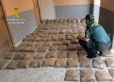 La Guardia Civil se incauta de cerca de 200  kilos de picadura de tabaco de contrabando