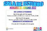 Se ampla el horario de la Sala de Estudio del Centro Sociocultural 