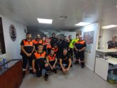 Voluntarios de Proteccin Civil de Alhama de Murcia reciben un reconocimiento por su colaboracin en Blanca