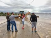 El dispositivo de Emergencias atiende cerca de medio millar de asuntos causados por el episodio de lluvias torrenciales de los últimos días en el municipio lorquino
