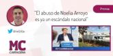 MC exige la dimisin de Noelia Arroyo por saltarse la cuarentena y abusar de medios comunitarios