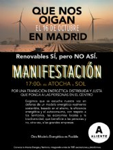 Clamor por una transici�n energ�tica que beneficie a las personas