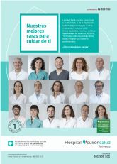 Quirónsalud presenta la campana 'Nuestras mejores caras para cuidar de ti' para poner en valor el papel de los sanitarios en el cuidado de nuestra salud