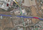 Accidente de trfico con un saldo de tres heridos en la MU-30 sentido Caravaca, TM de San Gins (Murcia)