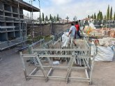 Entran en su recta final las obras de construccin de 120 nichos y 24 fosas en el Cementerio Municipal