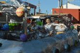 El desfile de carrozas pone fin a las fiestas del Pilar en la Estacin de Blanca
