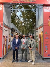 Mula pone en valor la cultura y el fomento de la lectura durante su visita a la Feria del Libro de Murcia