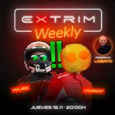 Lobato vuelve esta noche al directo con la 'Weekly' de Extrim Race junto a invitados de lujo: Vicesat, Majes y Flowstreet