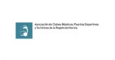 Nota de prensa Asociacin de Clubes Nuticos, Puertos Deportivos y Tursticos de la Regin de Murcia