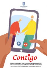 El programa 'Contigo' nace para apoyar a mayores de 65 años en situación de soledad y/o aislamiento social con motivo de la pandemia