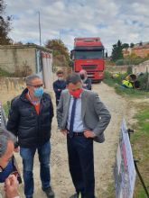 La Comunidad invierte 141.000 euros en renovar tramos de la red de agua potable y de saneamiento de la Vega Media