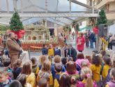 Más de 400 escolares de Educación Infantil participan en la inauguración del Belén Municipal de Alcantarilla