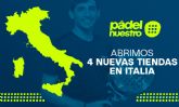 La apuesta de Grupo Padel Nuestro por Italia, todo un �xito