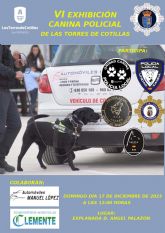 La exhibicin canina policial de Las Torres de Cotillas, dispuesta a ofrecer espectculo en su sexta edicin