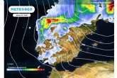 Previsi�n de Meteored: inminente cambio de tiempo con lluvia y nieve, podr�a llegar una DANA