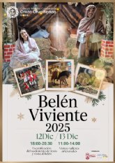 El Belén Viviente del Colegio Cristo Crucificado celebra desde hoy su 4ª edición con un recorrido inmersivo por 13 escenas bíblicas