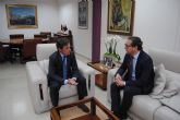 Snchez Sols recibe a Alfonso del Moral, nuevo Delegado Especial de la AEAT en Murcia