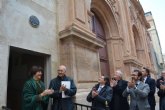 Las seis iglesias restauradas de Lorca ya lucen los distintivos que reconocen la recuperación de sus valores culturales