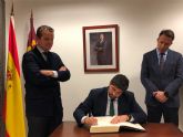 El jefe del Ejecutivo regional preside en Lorca la reunión de la junta directiva de Ceclor