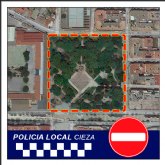 Cerrado el parque Prncipe de Asturias y el acceso al Paseo Ribereno mientras dure la alerta amarilla por fuertes vientos