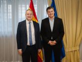 El presidente de la PMcM, Antoni Canete, se ha reunido hoy con el ministro de industria y turismo, Jordi Hereu
