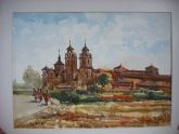 El Museo de la Ciudad cuelga en una de sus salas la colección que Saura Mira pintó para representar las pedanías de Murcia