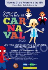 El Corte Inglés Myrtea celebra el carnaval con un concurso-desfile infantil de disfraces