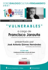 Foro por el Pensamiento y el Diálogo organiza la videoconferencia “Vulnerables”