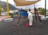 El Ayuntamiento lanza un dispositivo especial de  desinfeccin de los parques y jardines del municipio