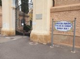 Se cierra el cementerio municipal “Nuestra Señora del Carmen” de Totana y el parroquial de El Paretón, autorizando solo el acceso de 15 personas a los enterramientos