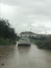 Emergencias ha intervenido, hasta el momento, en cinco incidencias provocadas por la lluvia en el municipio de Lorca