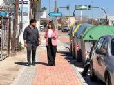Más seguridad y accesibilidad para los vecinos de Aljucer con una nueva acera en Santa Catalina
