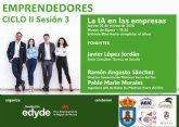 El II Ciclo de Emprendedores anuncia la tercera sesión para el próximo 26 de marzo