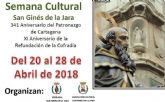 La Cofradia de San Gines de la Jara ensalza la figura del santo con su Semana Cultural