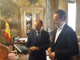 Celdrn mantiene un encuentro de trabajo con el embajador español Roma