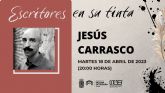Jess Carrasco participa en el Ciclo Escritores en su Tinta 2023 de Molina de Segura el martes 18 de abril