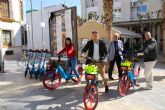 Arranca en Lorca el despliegue de 250 patinetes y 50 bicicletas como alternativa al transporte convencional