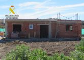 La Guardia Civil investiga a dos vecinos de Pliego por construir una vivienda ilegal