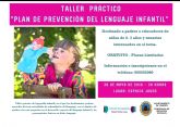 Abierto el plazo de inscripcin para el taller prctico denominado “Plan de Prevencin del Lenguaje Infantil”
