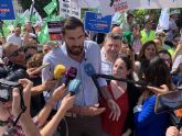 VOX apoya a los agricultores y regantes en Alicante: “Los partidos de siempre, PP y PSOE, quieren acabar con el Trasvase”