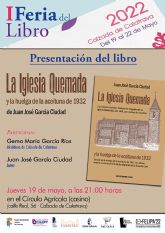 Juan Jos� Garc�a Ciudad protagonista del primer d�a de la Feria del Libro de Calzada de Calatrava